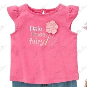 Gymboree Vintage Fairy Garden Tee Size 5T